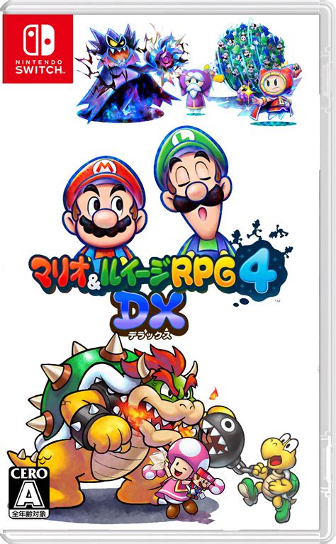 Mario And Luigi Dream Team Box Art