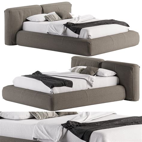 Fluff Bed By Bonaldo 3d Model For Corona