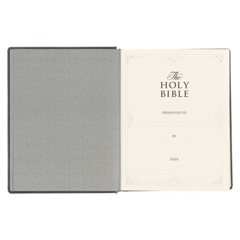 KJV Holy Bible Large Print Note Taking Bible Faux Leather Hardcover