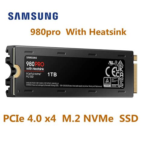 Samsung 980 Pro Heatsink Ssd M2 Nvme Pcie 40 Ps5 1 Terabyte