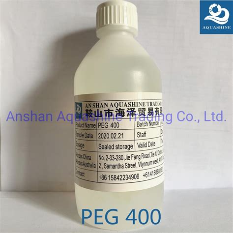 Pharmaceutical Grade Polyethylene Glycol 400 Used Soft Capsule China