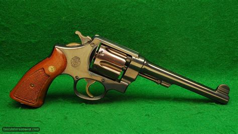 Smith Wesson Model Mk Ii Hand Ejector Second Series Acp Revolver