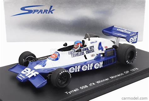 Spark Model S Scale Tyrrell F N Winner Monaco Gp