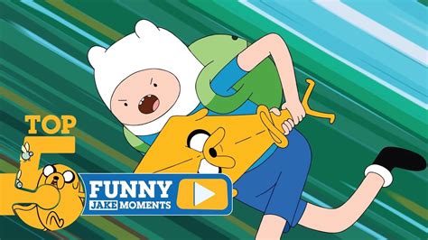 Top 5 Funny Jake Moments Adventure Time Youtube