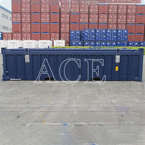 Csc Certificated New 20ft Half Height Hard Open Top Container Product On Ace Container And Parts