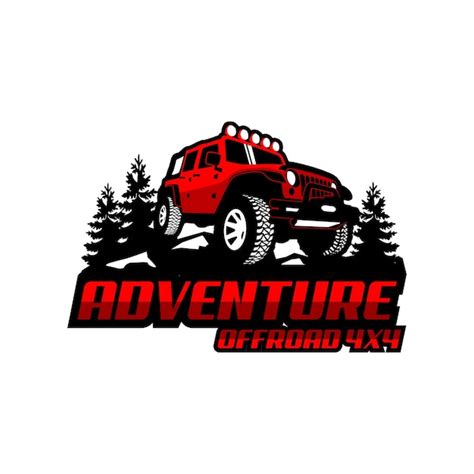 Premium Vector Jeep Adventure X Offroad Vector Illustration