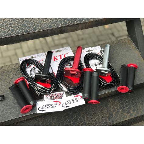 Jual GAS SPONTAN KTC RACING CNC 2 KABEL ORIGINAL Shopee Indonesia