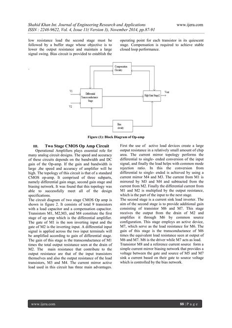 Design Of Low Voltage Low Power CMOS OP PDF