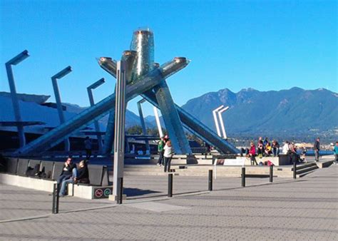 Olympic Cauldron in Vancouver Canada - 2010 Winter Olympics