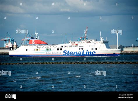 Stena Line Irish Sea Ferry River Mersey Liverpool UK Stock Photo Alamy