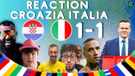 Croazia Italia Reaction Euro W Viviano Nainggolan Youtube