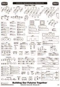 BROSCO stock moulding profiles | Hingham Lumber Company