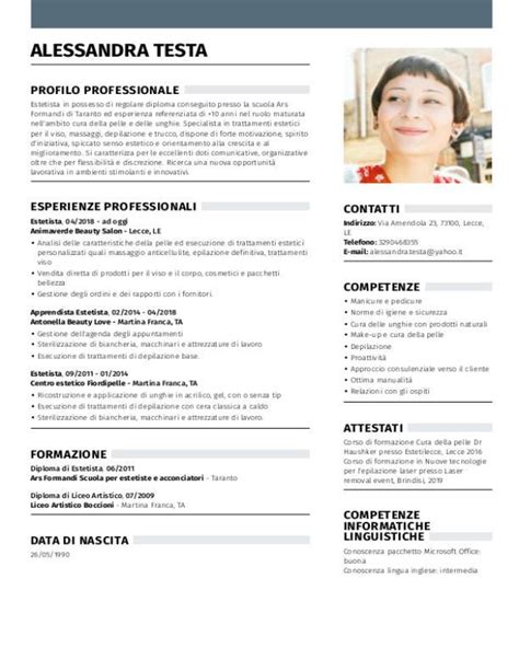 Curriculum Cameriere Esempi IlCVPerfetto