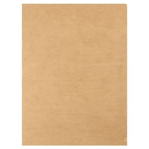 Brown 1 2 Mm Thick Moisture Proof Matte Finished Plain Kraft Paper At