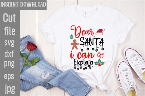 Dear Santa I Can Explain SVG Cut File Graphic By SimaCrafts Creative