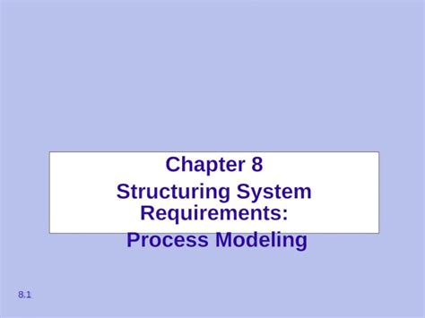 Ppt Chapter Structuring System Requirements Process Modeling