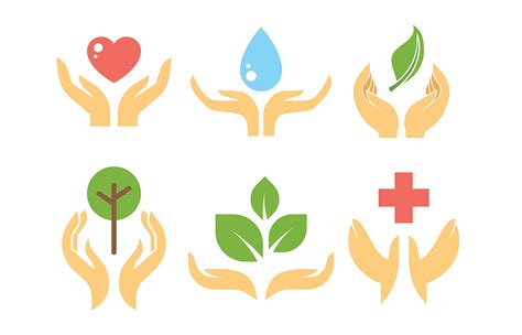 Healing Hands Vector Icons 174256 Vector Art at Vecteezy