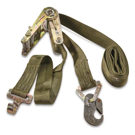 Us Military Ratchet Straps 4 Pack Used 699024 Military Straps