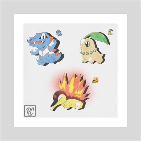 Pokemon Starters Evolutions Chart