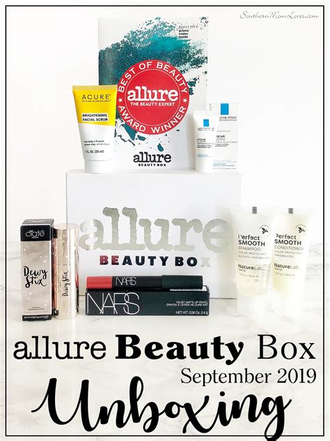 Southern Mom Loves Allure Beauty Box September 2019 Unboxing