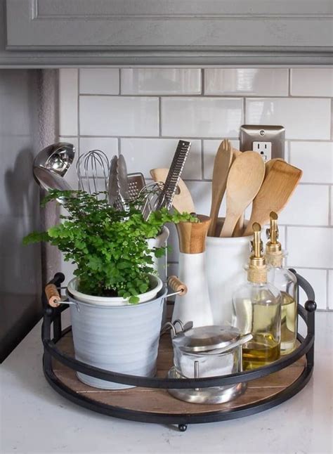 Clever Kitchen Counter Storage Ideas