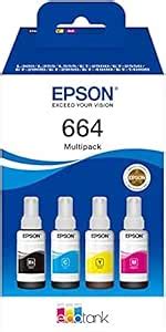 Amazon Epson EcoTank 664 Genuine Multipack Ink Bottles Office