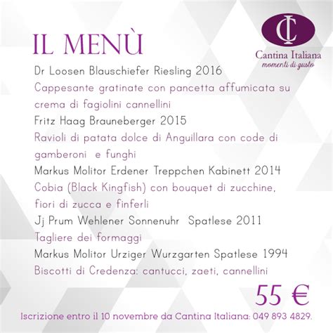 Novembre I Riesling Della Mosella Cantina Italiana