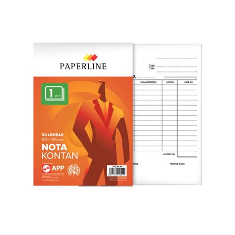 Jual Paperline Ppl Nk K1 Nota Kontan Kecil 1 Ply 3 Pcs Shopee Indonesia