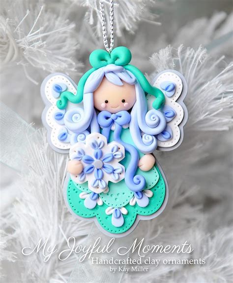 Handcrafted Polymer Clay Angel Ornament Etsy