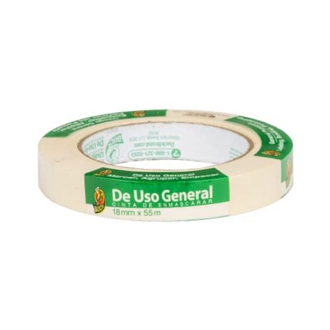 Duck Brand General Purpose Masking Tape Tan 0 7 In X 60 Yd Frys