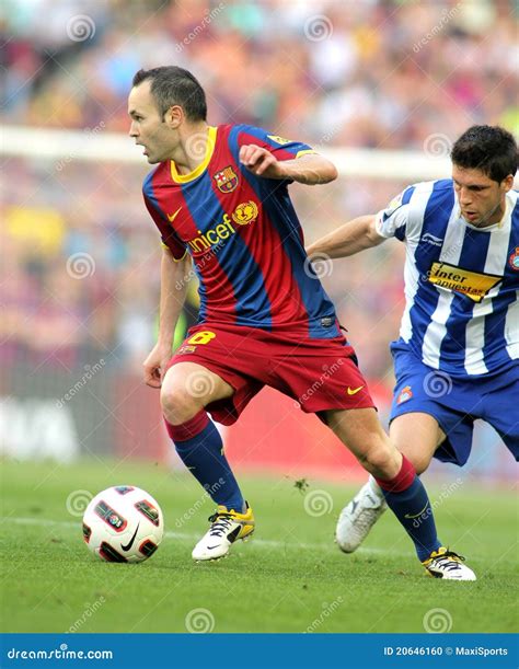 Andres Iniesta of FC Barcelona Editorial Image - Image of andres ...