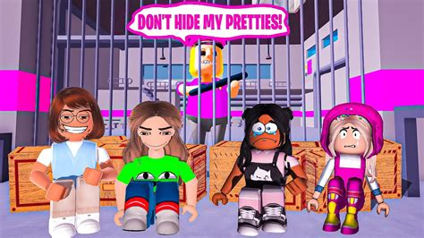 Escape Police Girl Prison Run Obby All Parts Roblox Youtube