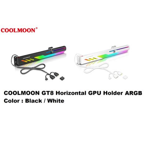 Jual Coolmoon Gt8 Vga Card Support Argb Penyangga Horizontal Gpu Bracket Putih Kota Semarang