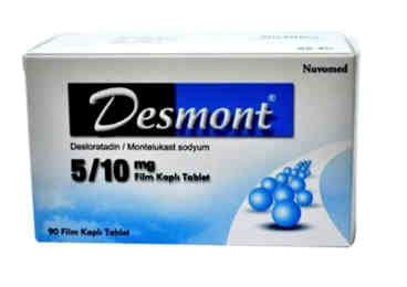 DESMONT 5 10 MG 90 FILM KAPLI TABLET İlaç Rehberi