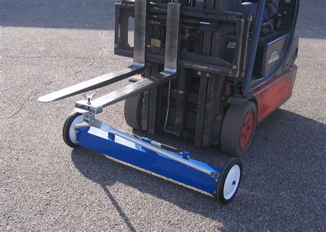 Forklift Magnetic Sweeper - Forklift Magnet Attachments at AJC Tools