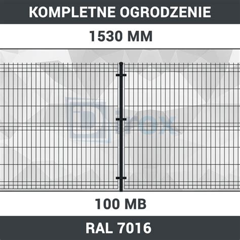 Ogrodzenie Panelowe D Fi Mm O Wys Mm Mb Zestaw Panele