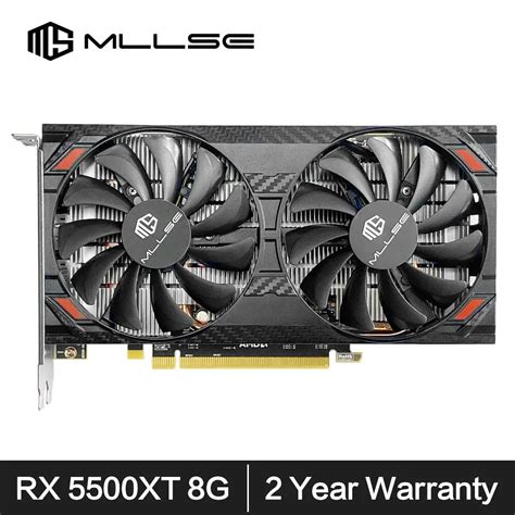 Mllse Tarjeta Gr Fica Amd Rx 5500xt De 8gb Gddr6 128 Bits Pci Express 4 0x8