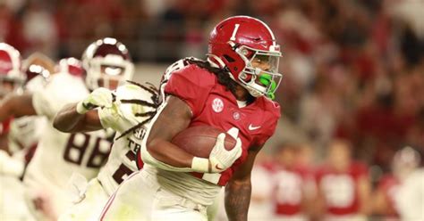 Alabama Rb Jahmyr Gibbs Selected No 12 Overall By The Lions