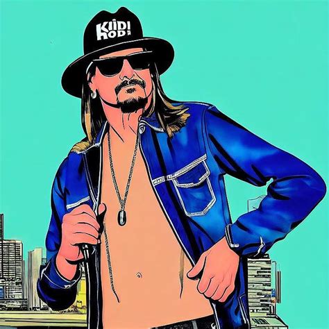 Kid Rock Graphic Novel Digital Art By Bob Smerecki Fine Art America