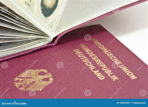 Passaporte Alem O Imagem De Stock Imagem De Original