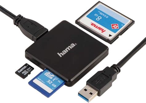 Hama 124156 Kaartlezer USB 3 0 Kaartlezer Voor SD SDHC SDXC