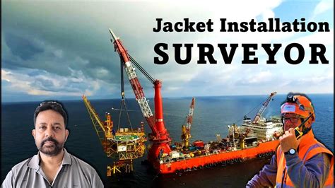 Offshore Platform Installation Jacket Installation Part Youtube