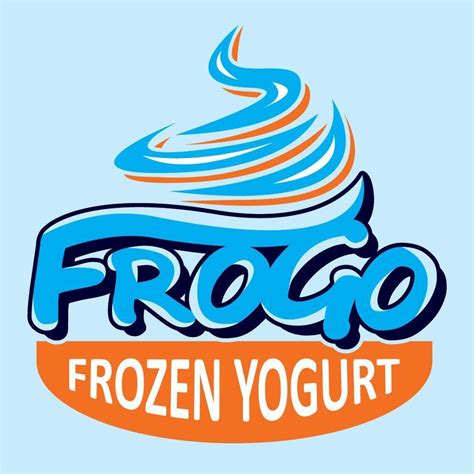 Pin De International Frozen Yogurt As Em Froyo Shop Logos