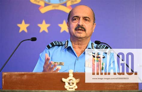 New Delhi India October Chief Of The Air Staff Marshal Vivek Ram