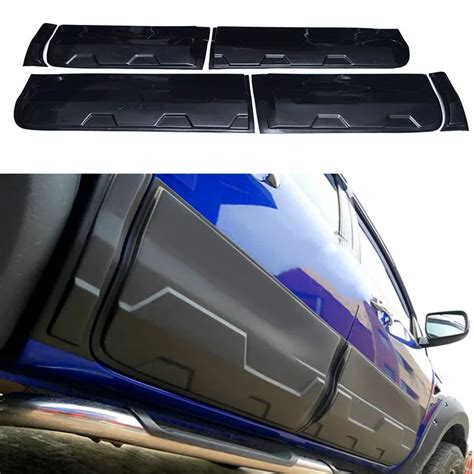 6pcs Set Car Exterior Body Cladding Kits Fit For Ford Ranger 2012 2018