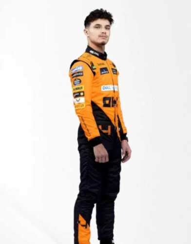 McLaren Lando Norris F1 Go Kart Racing Suits CIK FIA Level 2 Race Suit