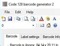 Code 128 Barcode Generator Download: Design barcodes belonging to the ...