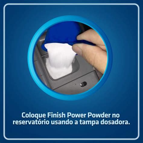 Detergente Em P Para M Quina De Lavar Lou As Finish Power Powder