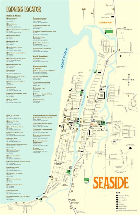 Seaside Hotel Map