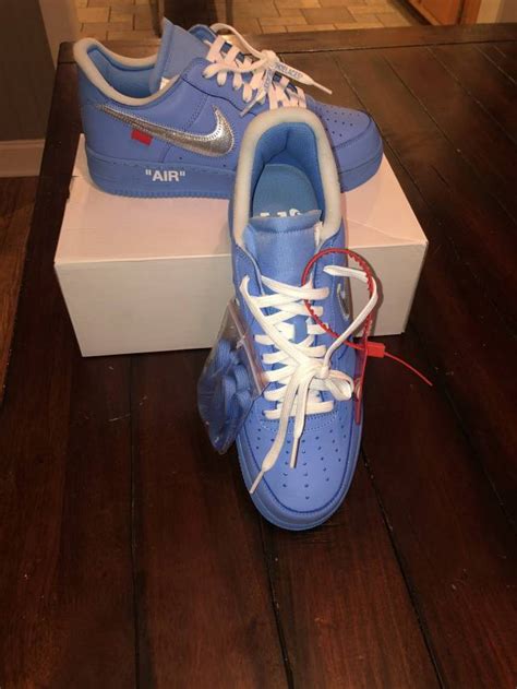 Nike Air Force 1 Low OFF-WHITE MCA University Blue | Kixify Marketplace